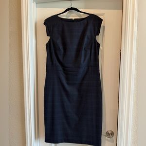 Ann Taylor Plaid Sheath Dress